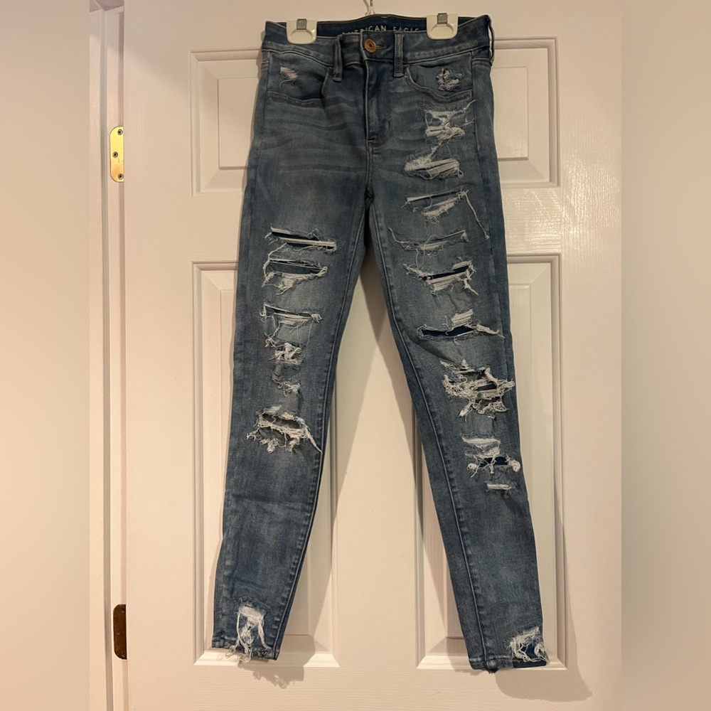 AMERICAN EAGLE Hi-Rise Jegging Jeans Women’s Size 2 Length Short